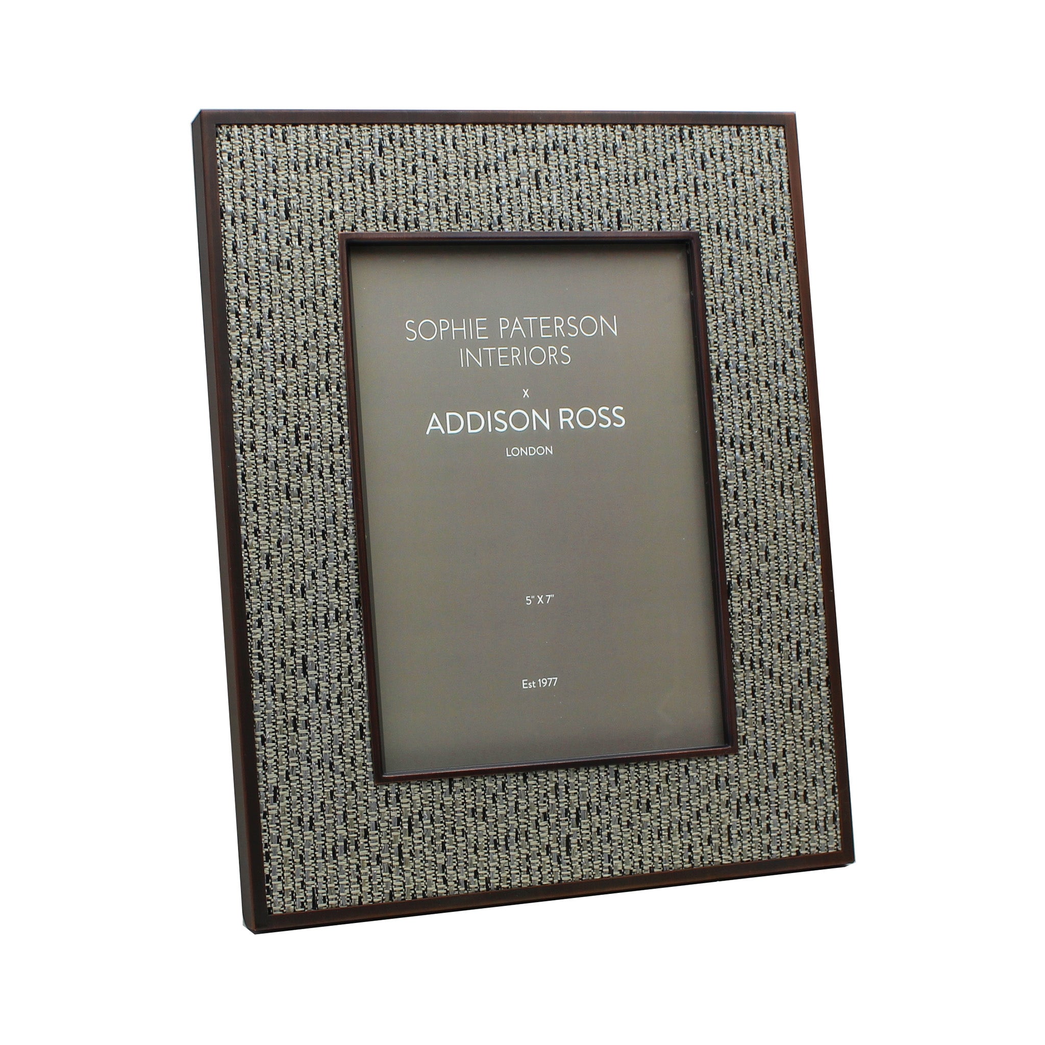 Sophie Paterson Grey Tweed Photo Frame